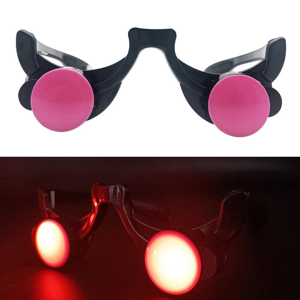 Glow In The Dark Party Glasses - LED مضيئة توهج نظارات مضحك عيون