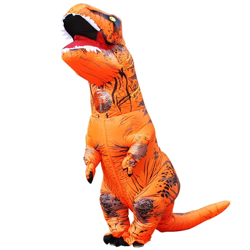 الكبار الاطفال أنيمي ديناصور ا - مراجعة Inflatable Dinosaur Costume Adult وسعره