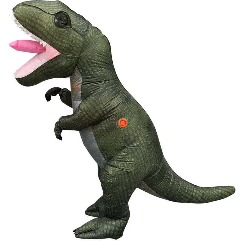 زي ديناصور قابل للنفخ لعيد اله - مراجعة Inflatable Dinosaur Costume Adult وسعره