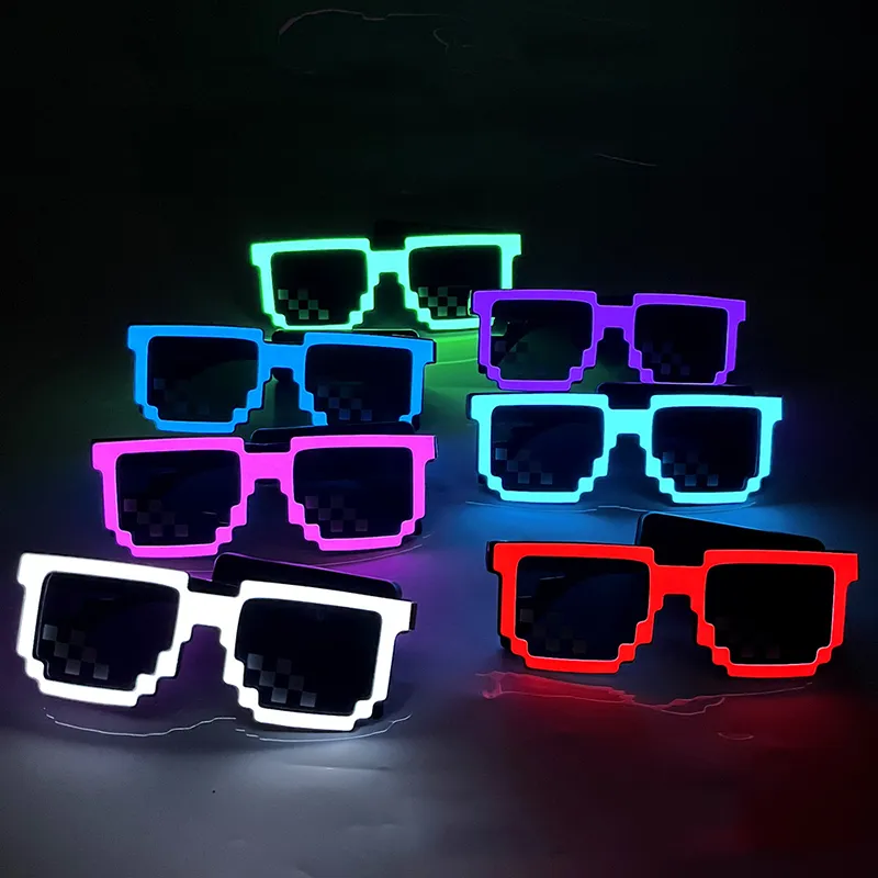 نظارات شمسية لاسلكية بإضاءة LE - مراجعة Glow In The Dark Party Glasses وسعره