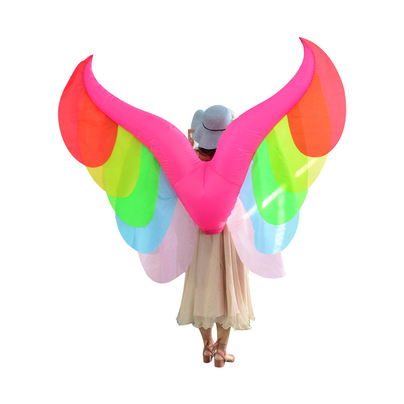 جديد حفلة تأثيري الدعائم الكبا - مراجعة Inflatable Dinosaur Costume Adult وسعره