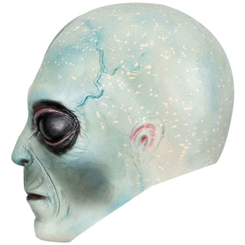 قناع كائن فضائي من مادة اللاتك - مراجعة Latex Alien Mask Realistic وسعره