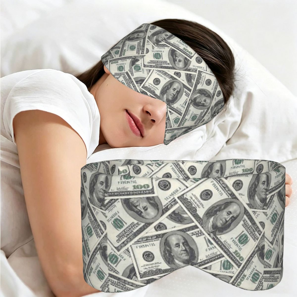 قناع نوم مبتكر بتصميم الدولار  - مراجعة Novelty Gifts وسعره