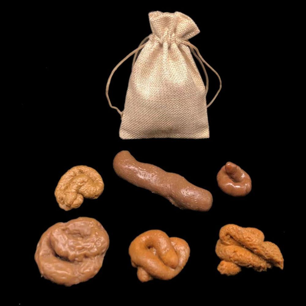6 قطع من أدوات المزاح المضحكة  - مراجعة Fake Poop Gag Gift وسعره