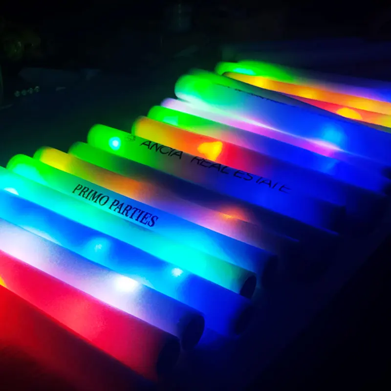عصي مضيئة LED مخصصة، عصي إسفنج - مراجعة Flashing Led Foam Sticks Party وسعره