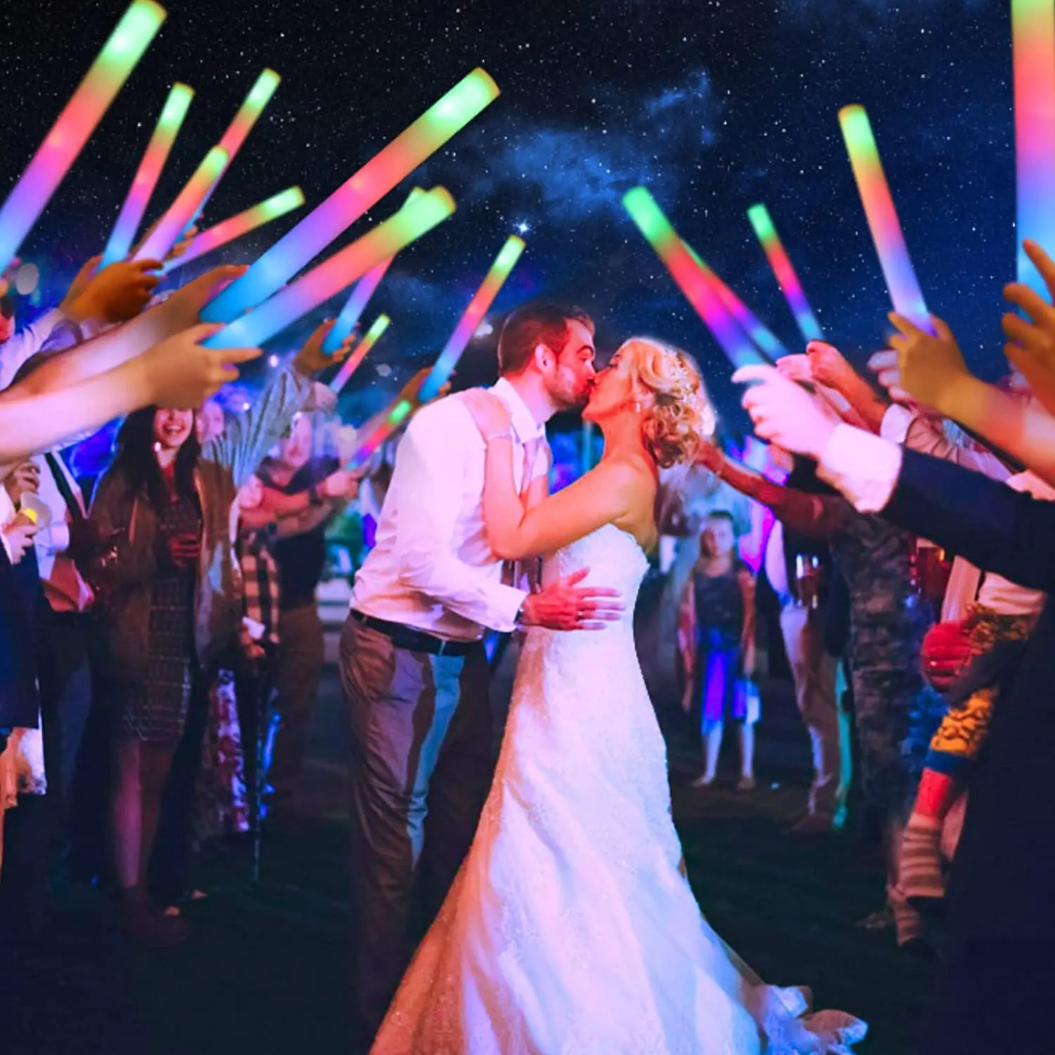 عصي مضيئة LED مخصصة، عصي إسفنج - مراجعة Flashing Led Foam Sticks Party وسعره
