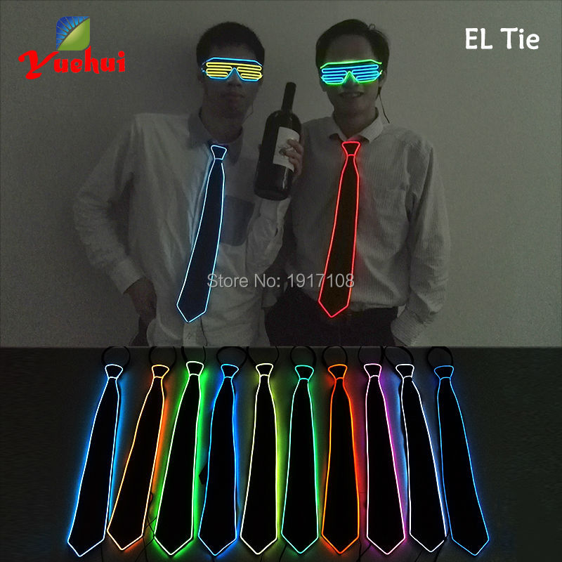 ربطات عنق مضيئة للرجال ، سلك ن - مراجعة Glow In The Dark Party Glasses وسعره