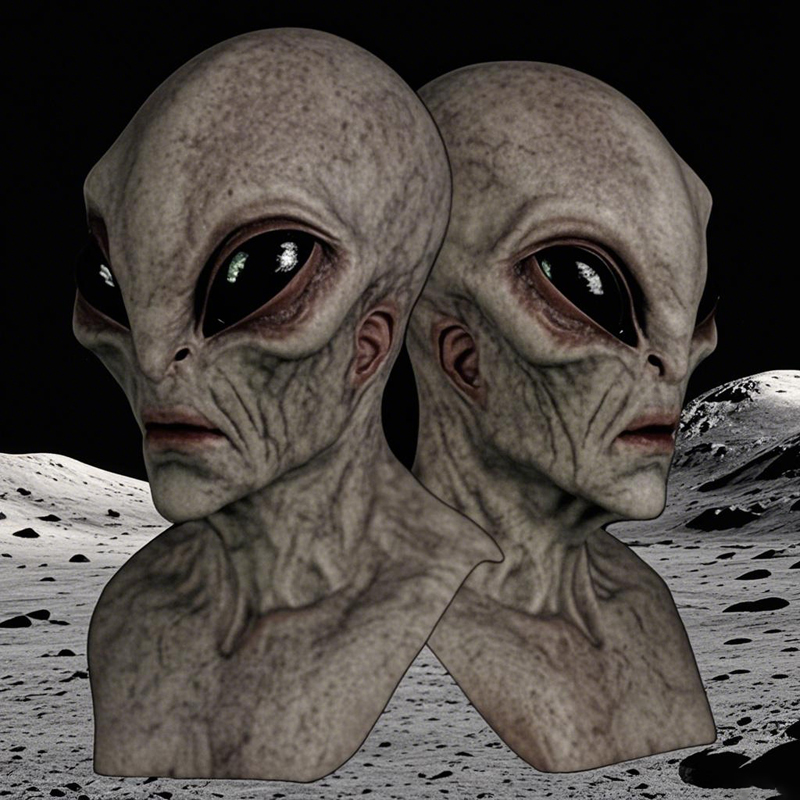 قطعة واحدة، قناع Alien - قناع  - مراجعة Latex Alien Mask Realistic وسعره